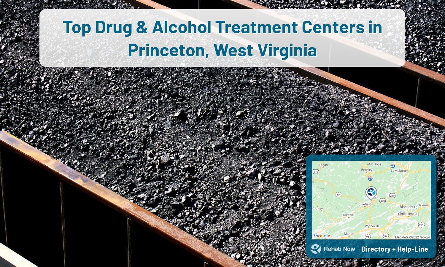 Need treatment nearby in Princeton, West Virginia? Choose a drug/alcohol rehab center from our list, or call our hotline now for free help.