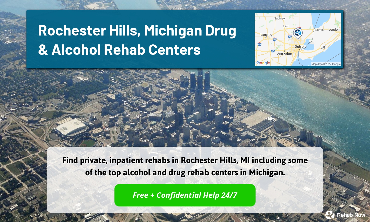 Find private, inpatient rehabs in Rochester Hills, MI including some of the top alcohol and drug rehab centers in Michigan.