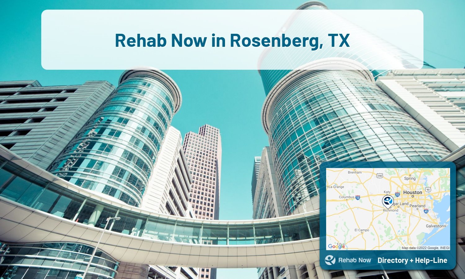 Our experts can help you find treatment now in Rosenberg, Texas. We list drug rehab and alcohol centers in Texas.