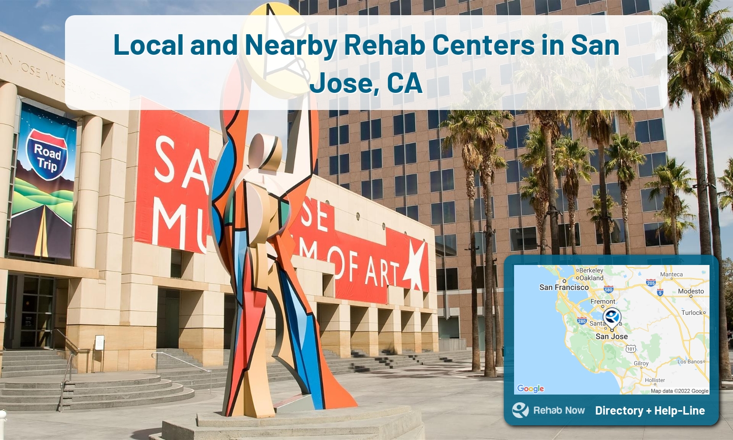 Struggling with addiction in San Jose, California? RehabNow helps you find the best treatment center or rehab available.