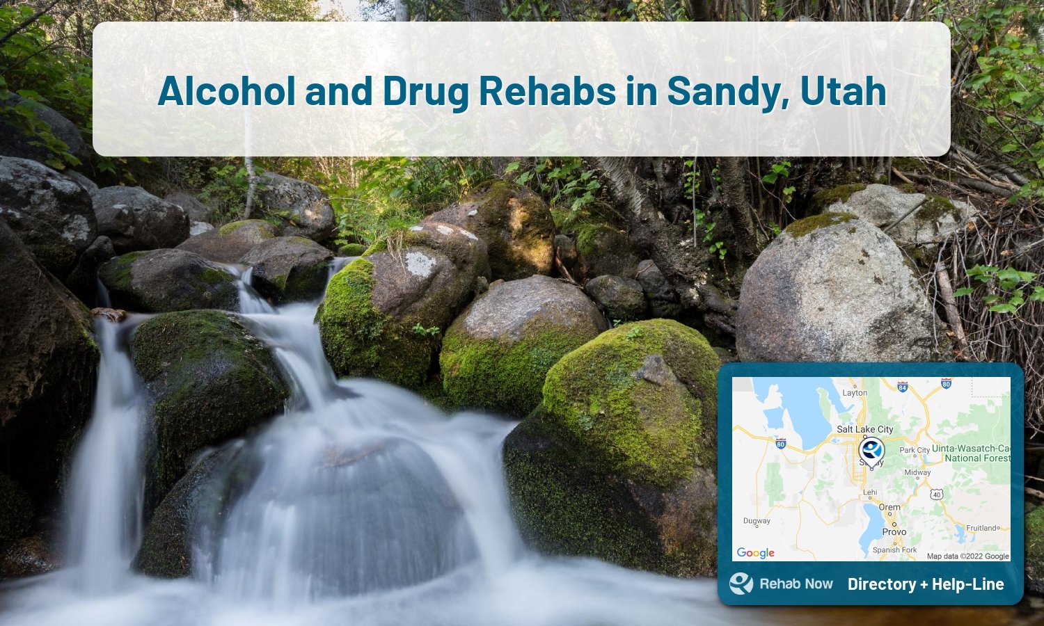 Need treatment nearby in Sandy, Utah? Choose a drug/alcohol rehab center from our list, or call our hotline now for free help.