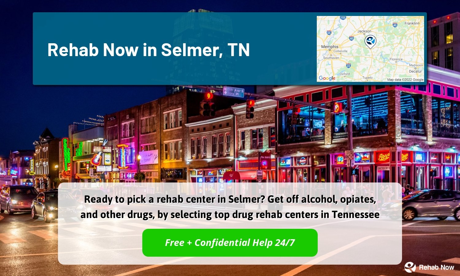 Ready to pick a rehab center in Selmer? Get off alcohol, opiates, and other drugs, by selecting top drug rehab centers in Tennessee