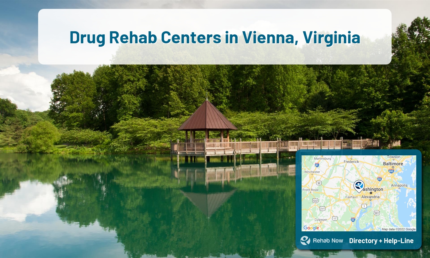 Let our expert counselors help find the best addiction treatment in Vienna, Virginia for you or a loved one now with a free call to our hotline.