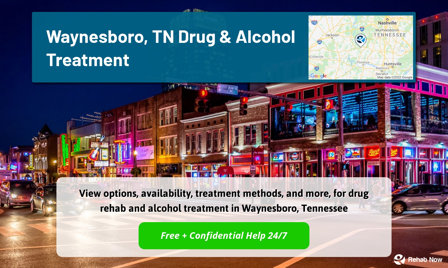 View options, availability, treatment methods, and more, for drug rehab and alcohol treatment in Waynesboro, Tennessee