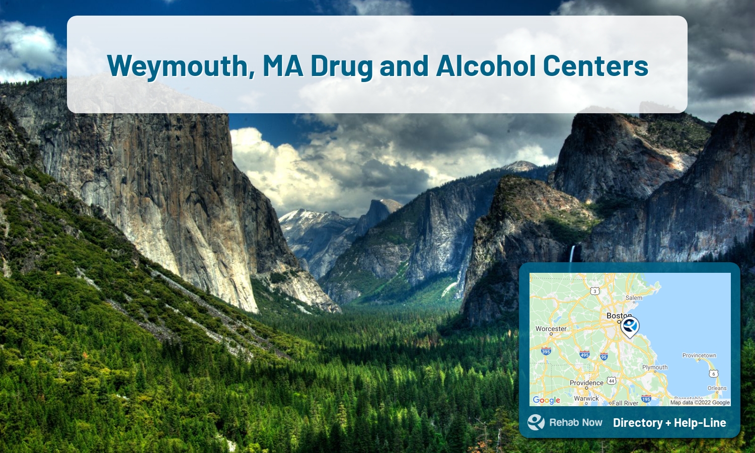 Ready to pick a rehab center in Weymouth? Get off alcohol, opiates, and other drugs, by selecting top drug rehab centers in Massachusetts