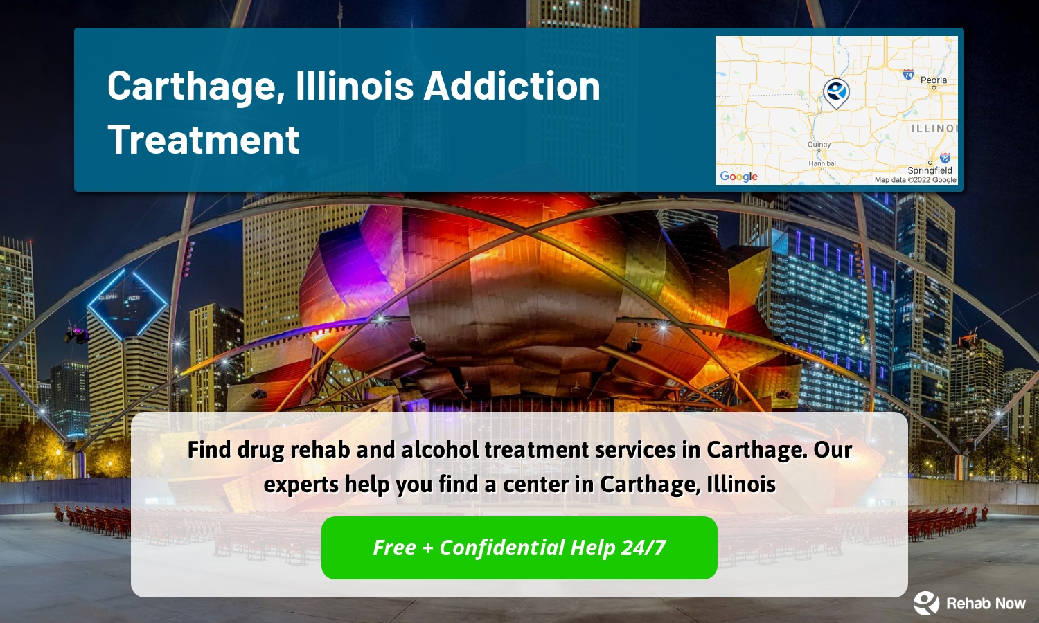 Find drug rehab and alcohol treatment services in Carthage. Our experts help you find a center in Carthage, Illinois