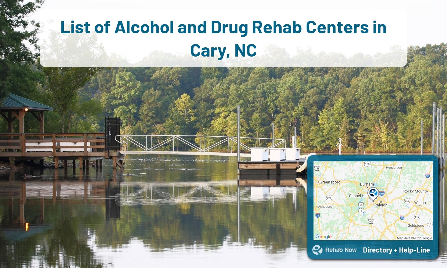 Struggling with addiction in Cary, North Carolina? RehabNow helps you find the best treatment center or rehab available.