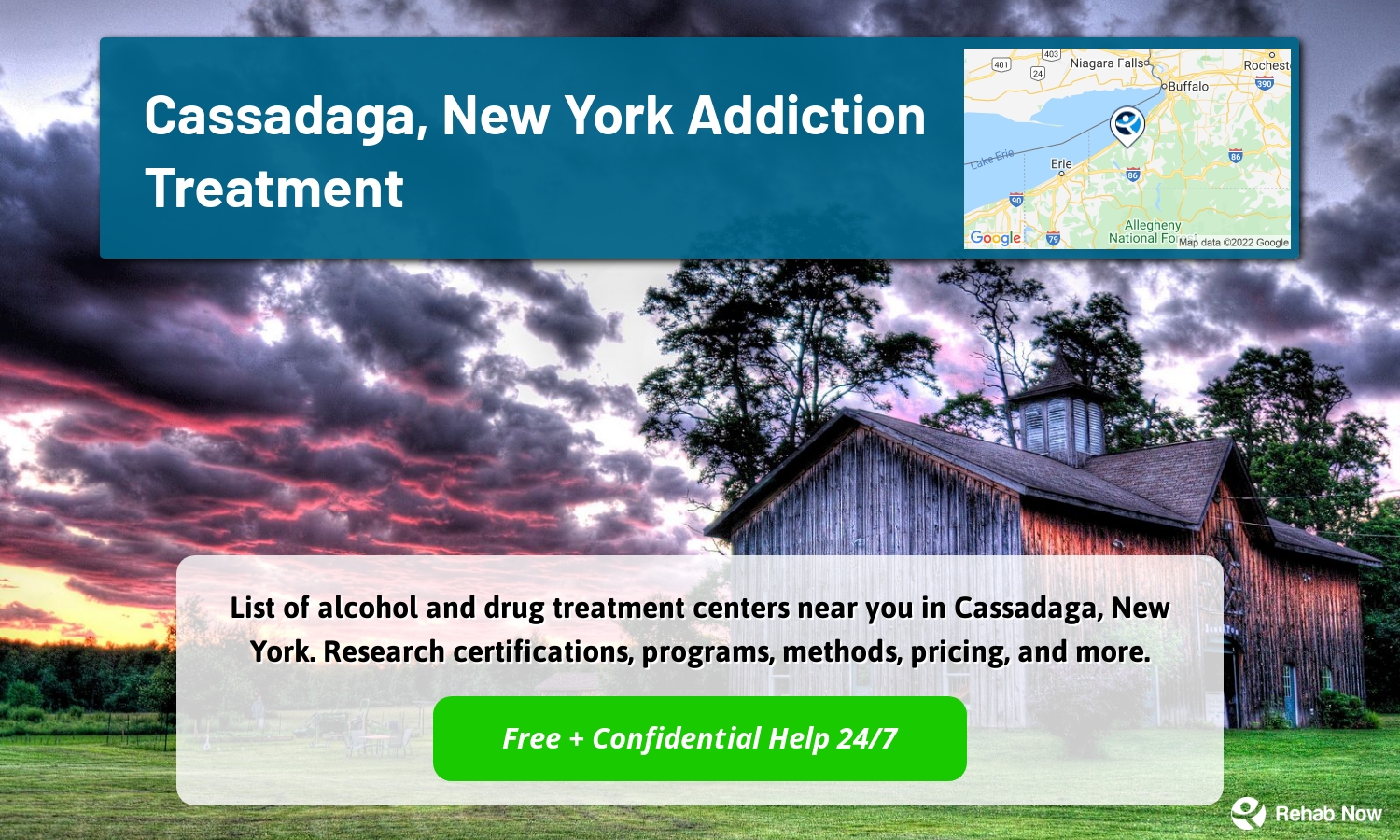 List of alcohol and drug treatment centers near you in Cassadaga, New York. Research certifications, programs, methods, pricing, and more.