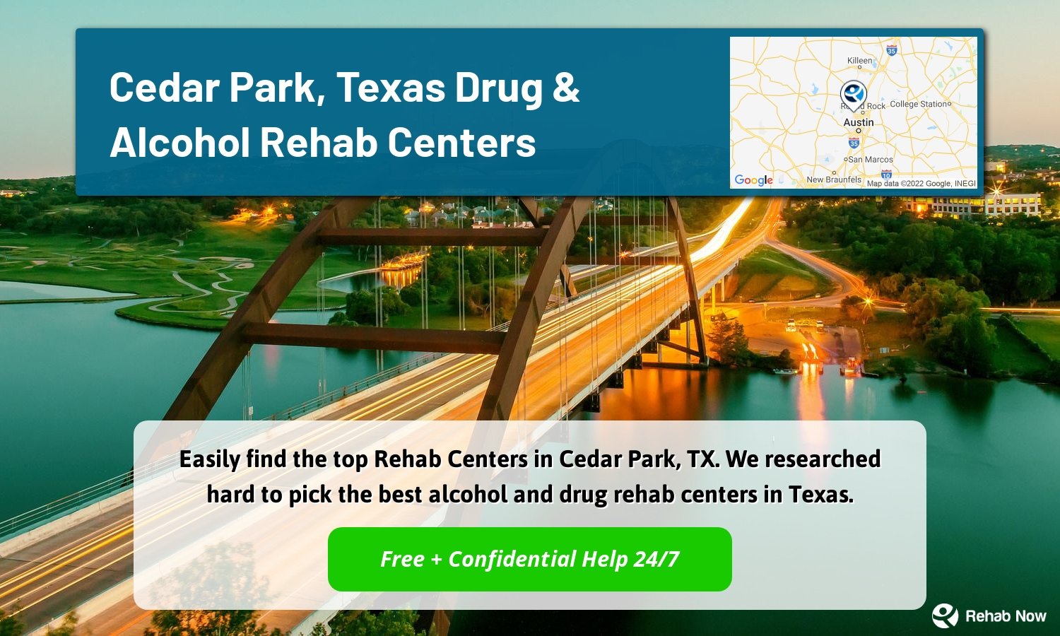 Easily find the top Rehab Centers in Cedar Park, TX. We researched hard to pick the best alcohol and drug rehab centers in Texas.