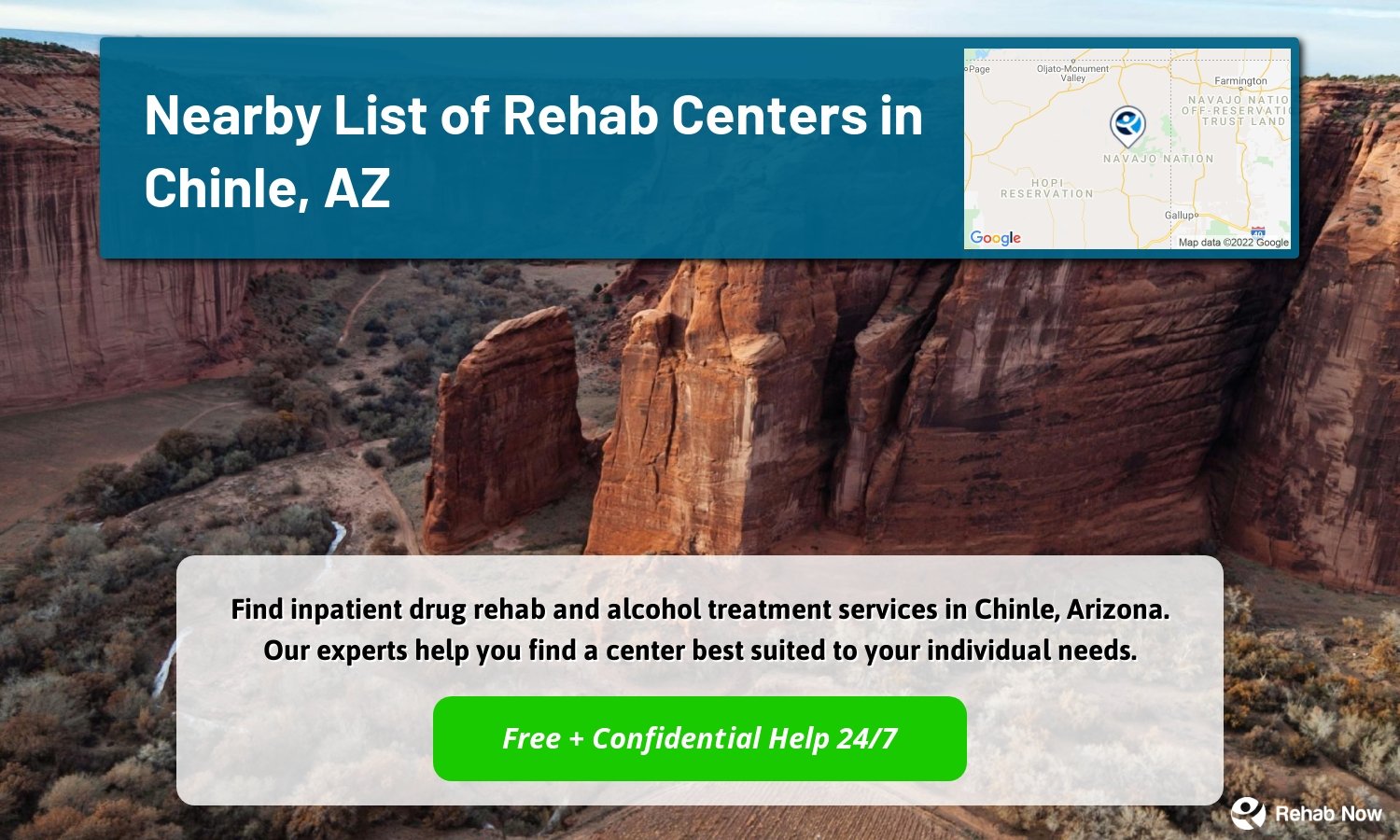 Find inpatient drug rehab and alcohol treatment services in Chinle, Arizona. Our experts help you find a center best suited to your individual needs.