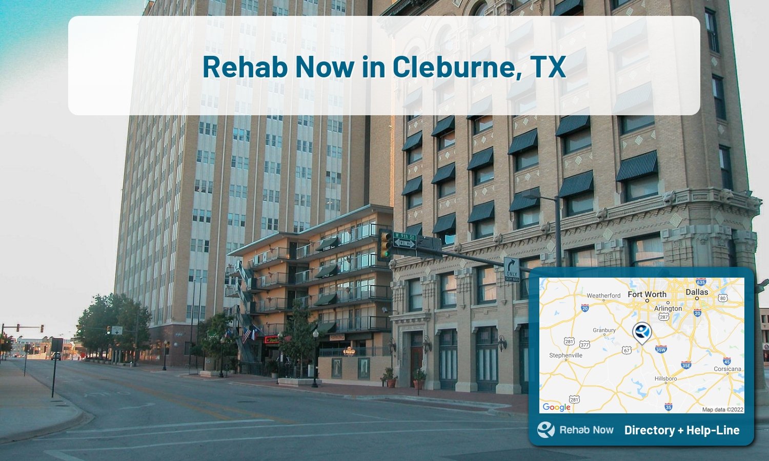 Cleburne, TX Treatment Centers. Find drug rehab in Cleburne, Texas, or detox and treatment programs. Get the right help now!
