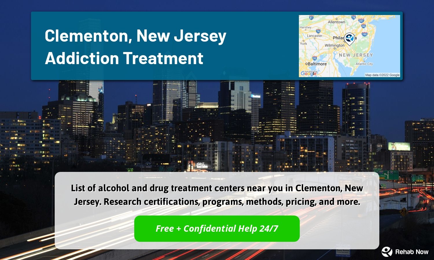 List of alcohol and drug treatment centers near you in Clementon, New Jersey. Research certifications, programs, methods, pricing, and more.