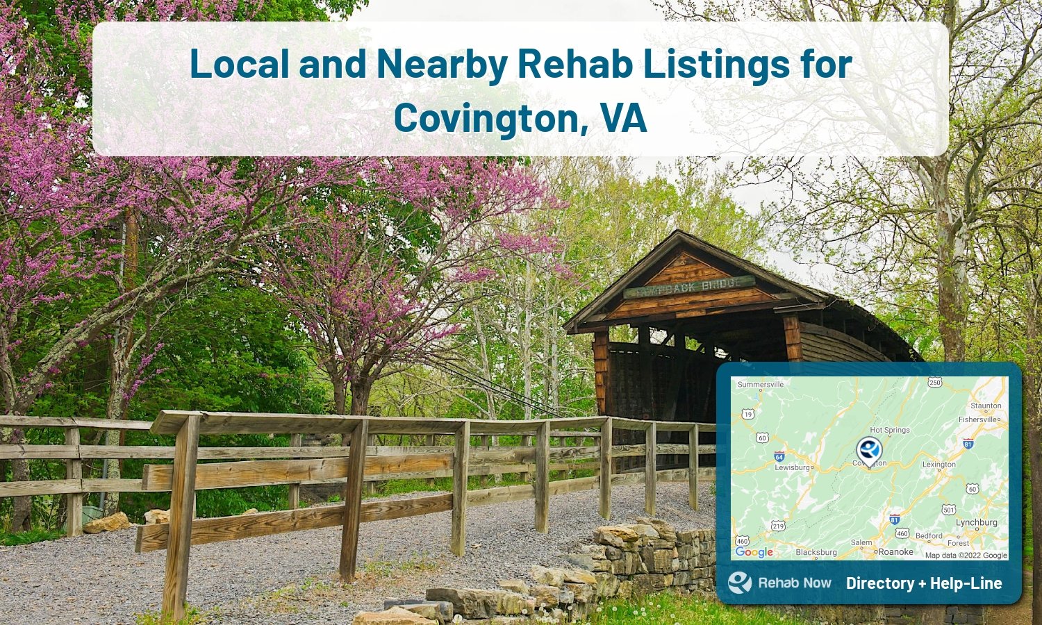 Our experts can help you find treatment now in Covington, Virginia. We list drug rehab and alcohol centers in Virginia.