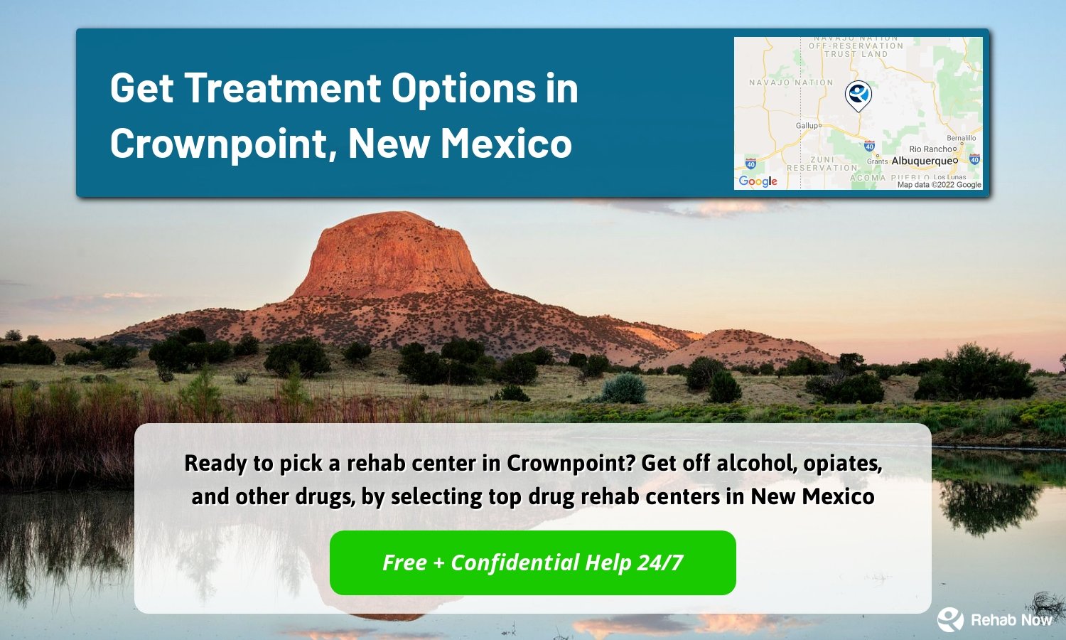 Ready to pick a rehab center in Crownpoint? Get off alcohol, opiates, and other drugs, by selecting top drug rehab centers in New Mexico