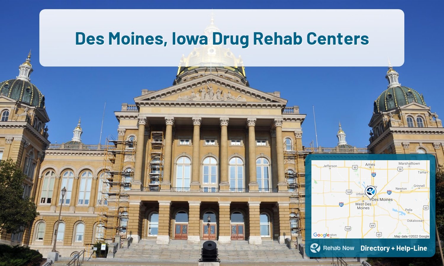 View options, availability, treatment methods, and more, for drug rehab and alcohol treatment in Des Moines, Iowa