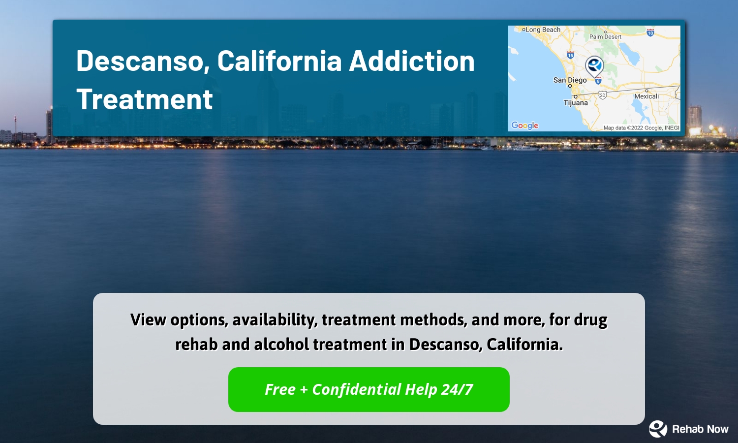 View options, availability, treatment methods, and more, for drug rehab and alcohol treatment in Descanso, California.