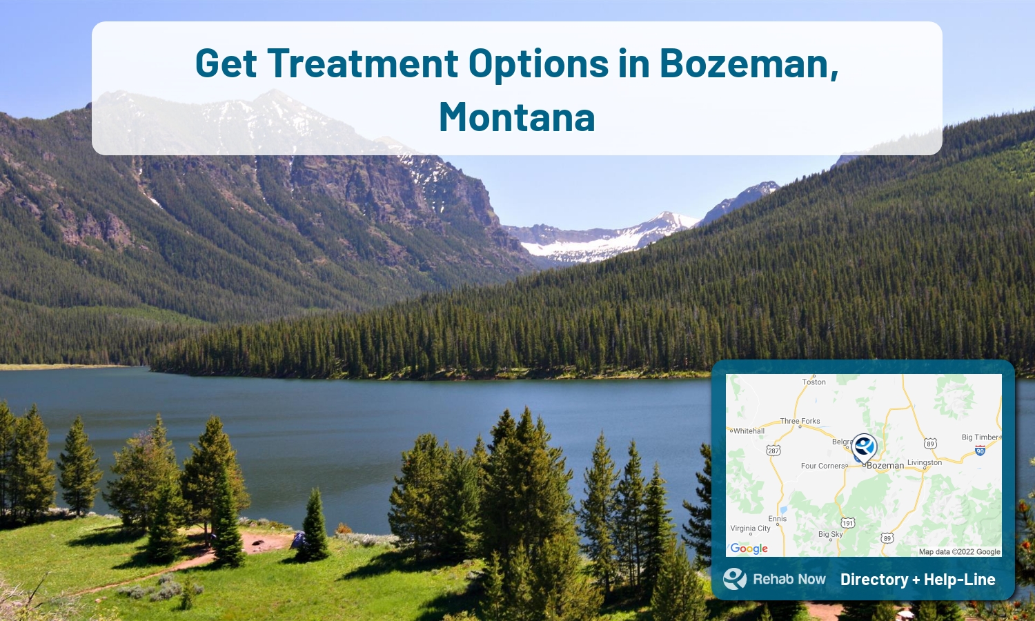 Bozeman, MT Treatment Centers. Find drug rehab in Bozeman, Montana, or detox and treatment programs. Get the right help now!