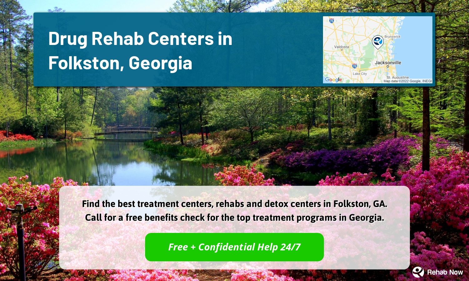 Find the best treatment centers, rehabs and detox centers in Folkston, GA. Call for a free benefits check for the top treatment programs in Georgia.
