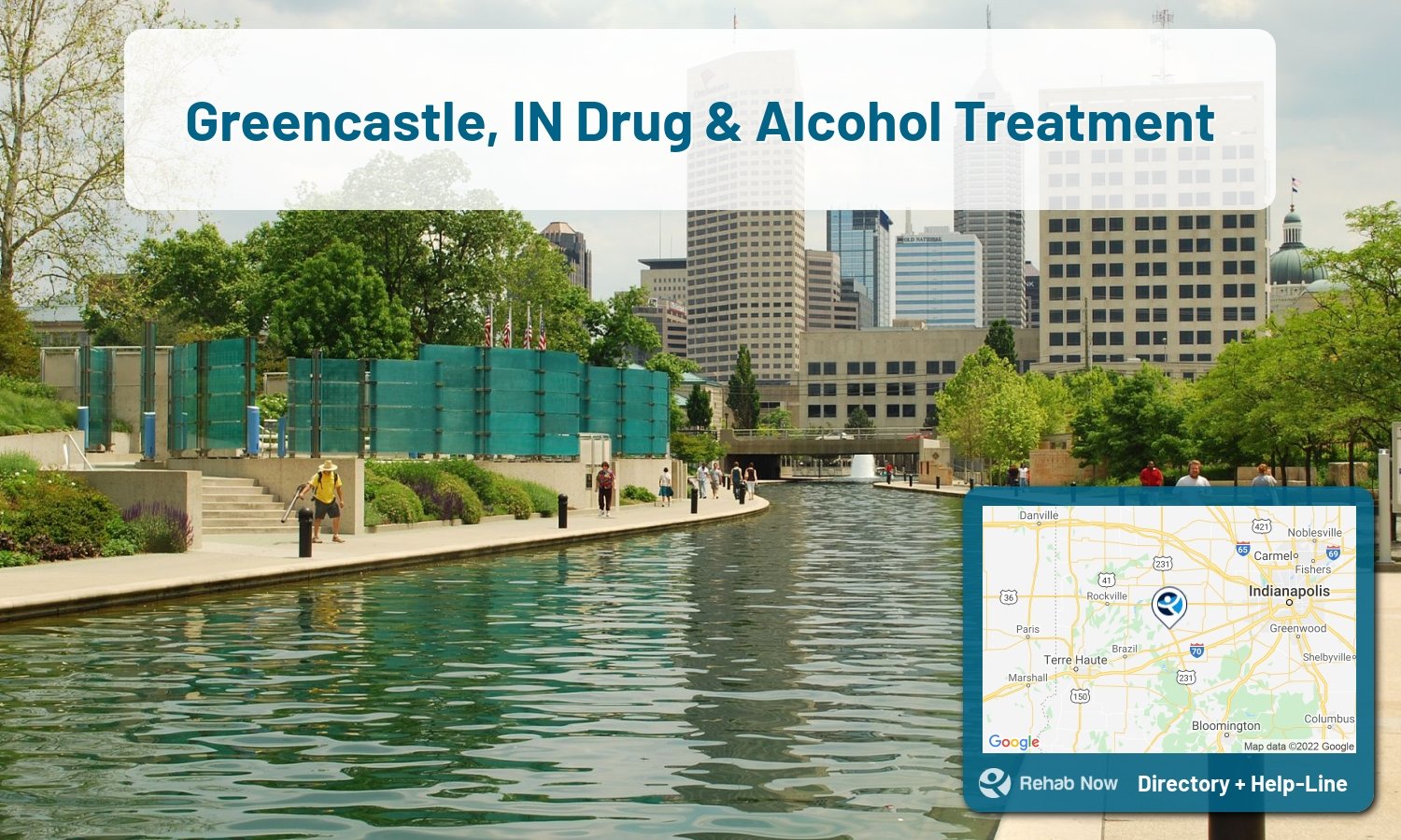 Drug rehab and alcohol treatment services nearby Greencastle, IN. Need help choosing a treatment program? Call our free hotline!