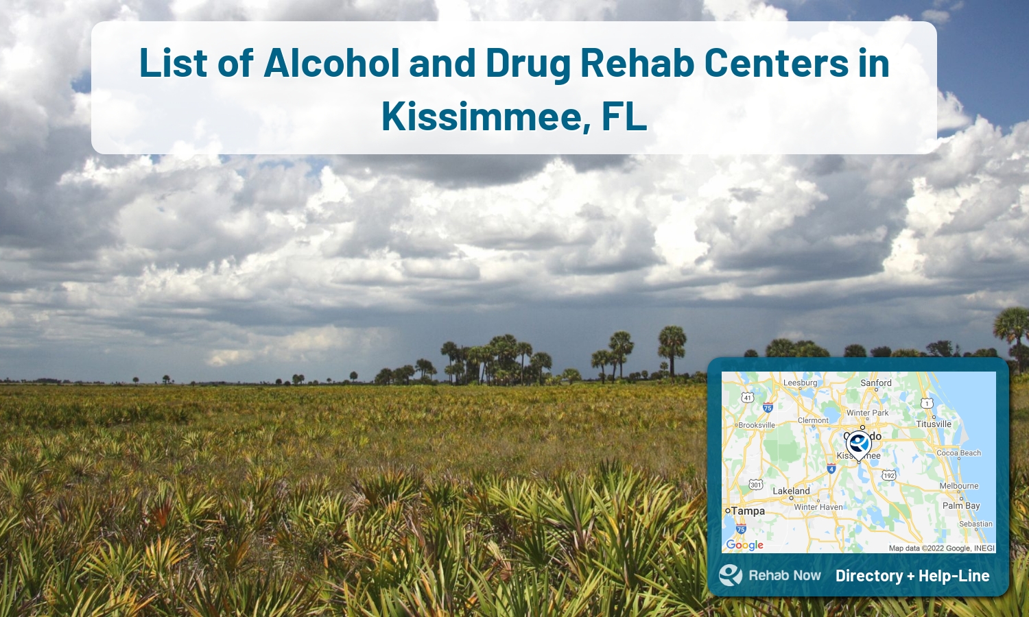 Kissimmee, FL Treatment Centers. Find drug rehab in Kissimmee, Florida, or detox and treatment programs. Get the right help now!
