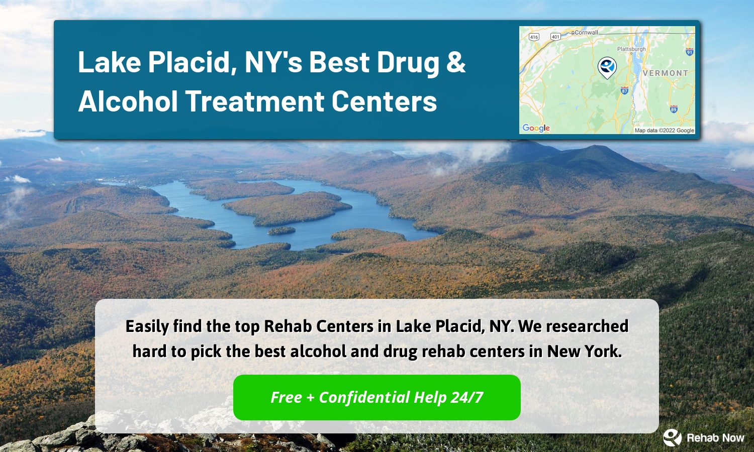 Easily find the top Rehab Centers in Lake Placid, NY. We researched hard to pick the best alcohol and drug rehab centers in New York.