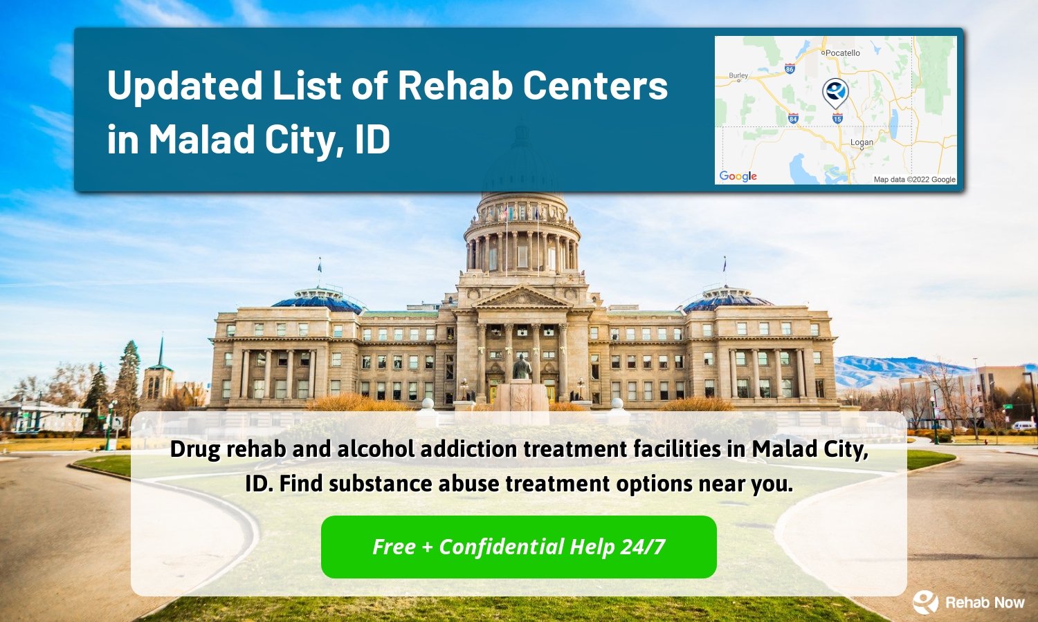 Drug rehab and alcohol addiction treatment facilities in Malad City, ID. Find substance abuse treatment options near you.