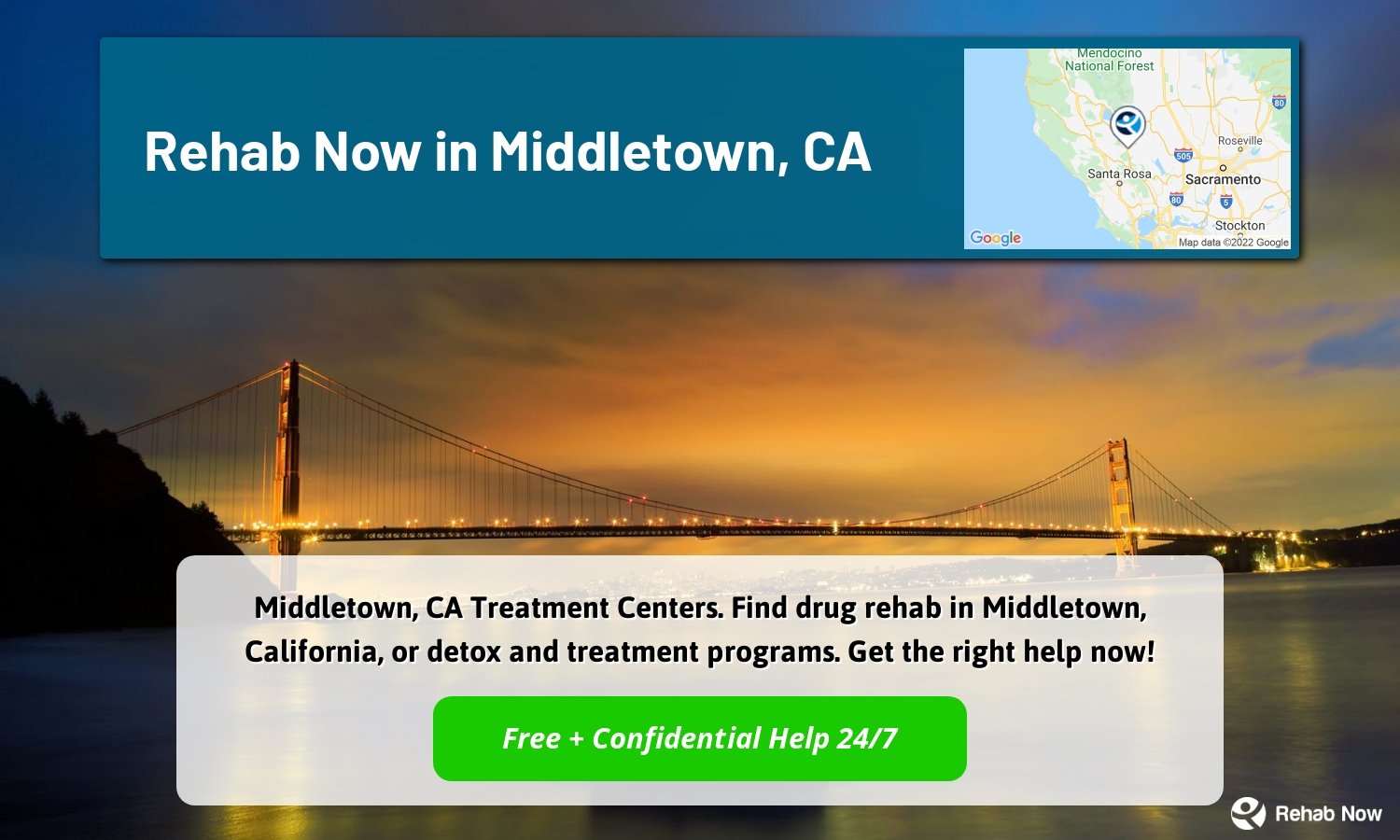 Middletown, CA Treatment Centers. Find drug rehab in Middletown, California, or detox and treatment programs. Get the right help now!