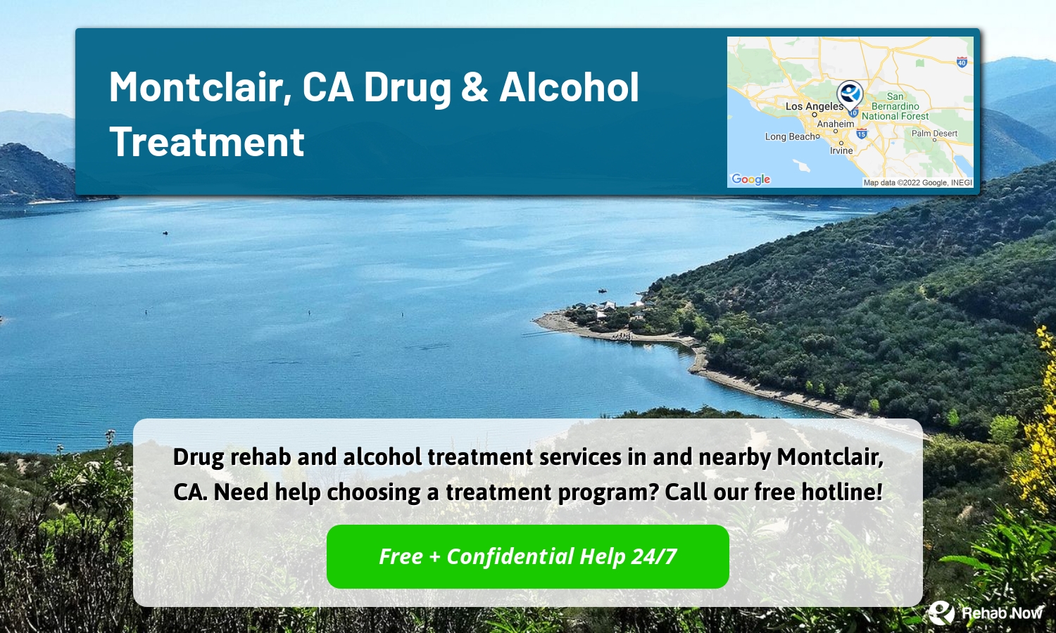 Drug rehab and alcohol treatment services in and nearby Montclair, CA. Need help choosing a treatment program? Call our free hotline!