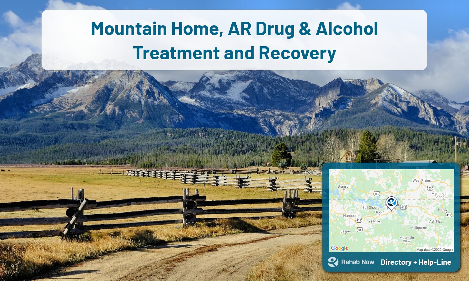 Mountain Home, AR Treatment Centers. Find drug rehab in Mountain Home, Arkansas, or detox and treatment programs. Get the right help now!
