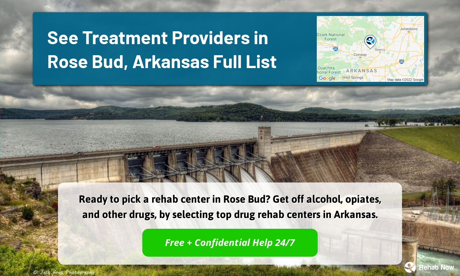 Ready to pick a rehab center in Rose Bud? Get off alcohol, opiates, and other drugs, by selecting top drug rehab centers in Arkansas.