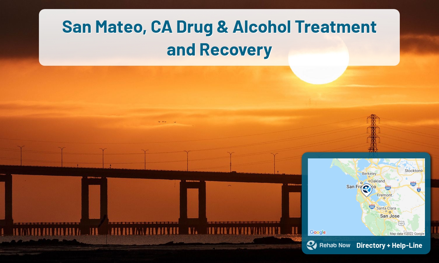 Need treatment nearby in San Mateo, California? Choose a drug/alcohol rehab center from our list, or call our hotline now for free help.