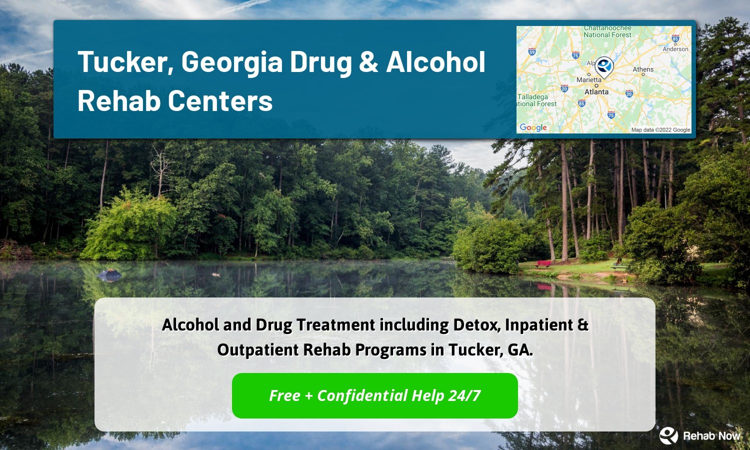 Alcohol and Drug Treatment including Detox, Inpatient & Outpatient Rehab Programs in Tucker, GA.