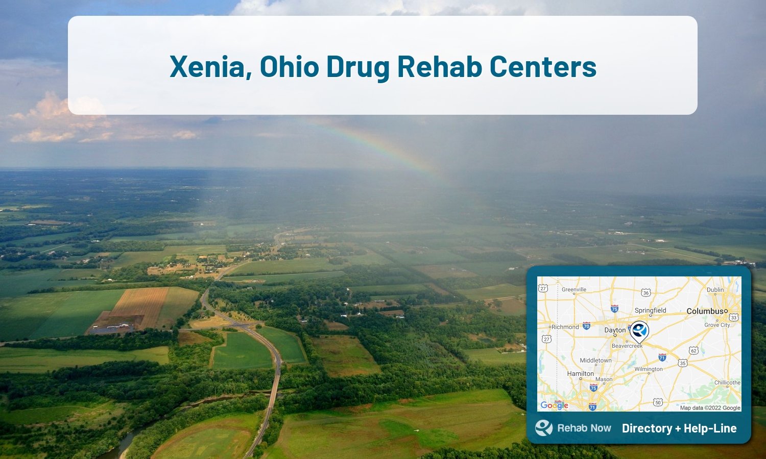 Struggling with addiction in Xenia, Ohio? RehabNow helps you find the best treatment center or rehab available.