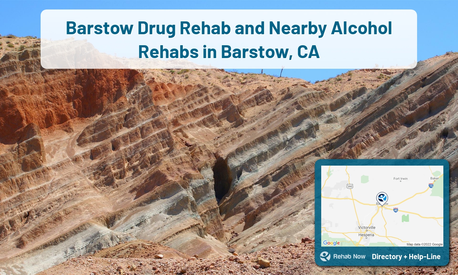 Our experts can help you find treatment now in Barstow, California. We list drug rehab and alcohol centers in California.