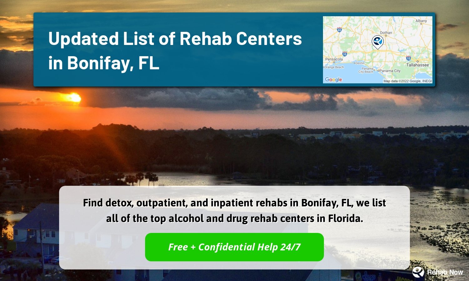 Find detox, outpatient, and inpatient rehabs in Bonifay, FL, we list all of the top alcohol and drug rehab centers in Florida.