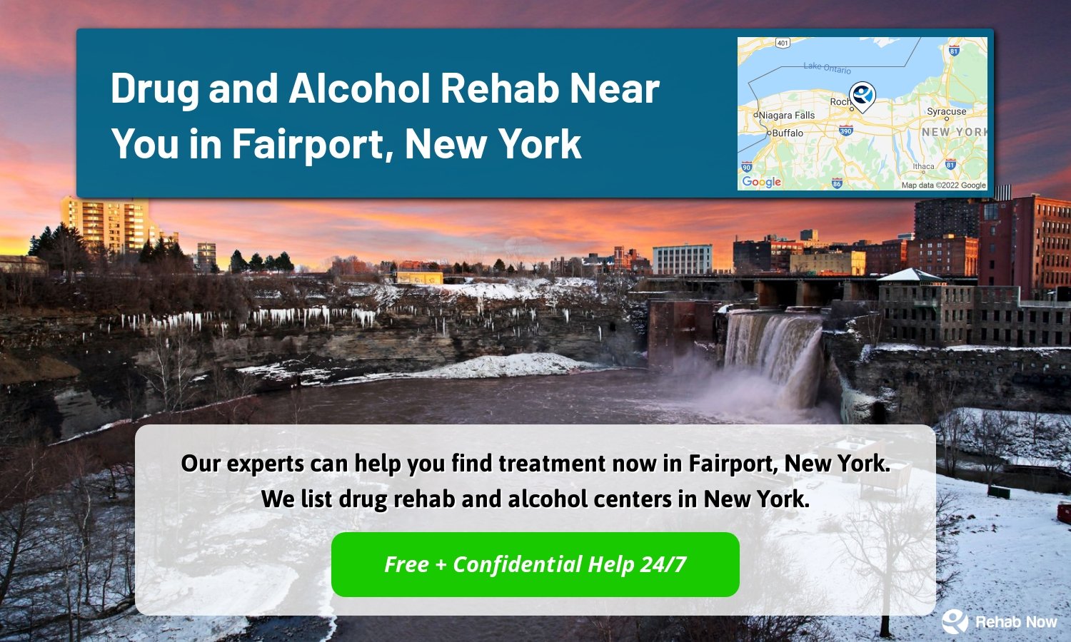 Our experts can help you find treatment now in Fairport, New York. We list drug rehab and alcohol centers in New York.