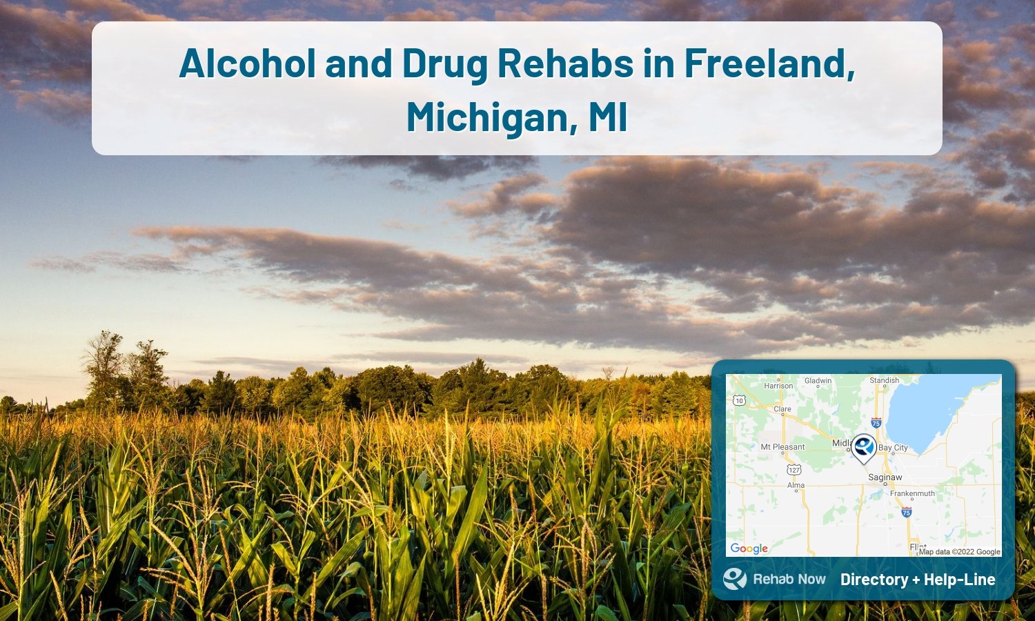 Let our expert counselors help find the best addiction treatment in Freeland, Michigan now with a free call to our hotline.
