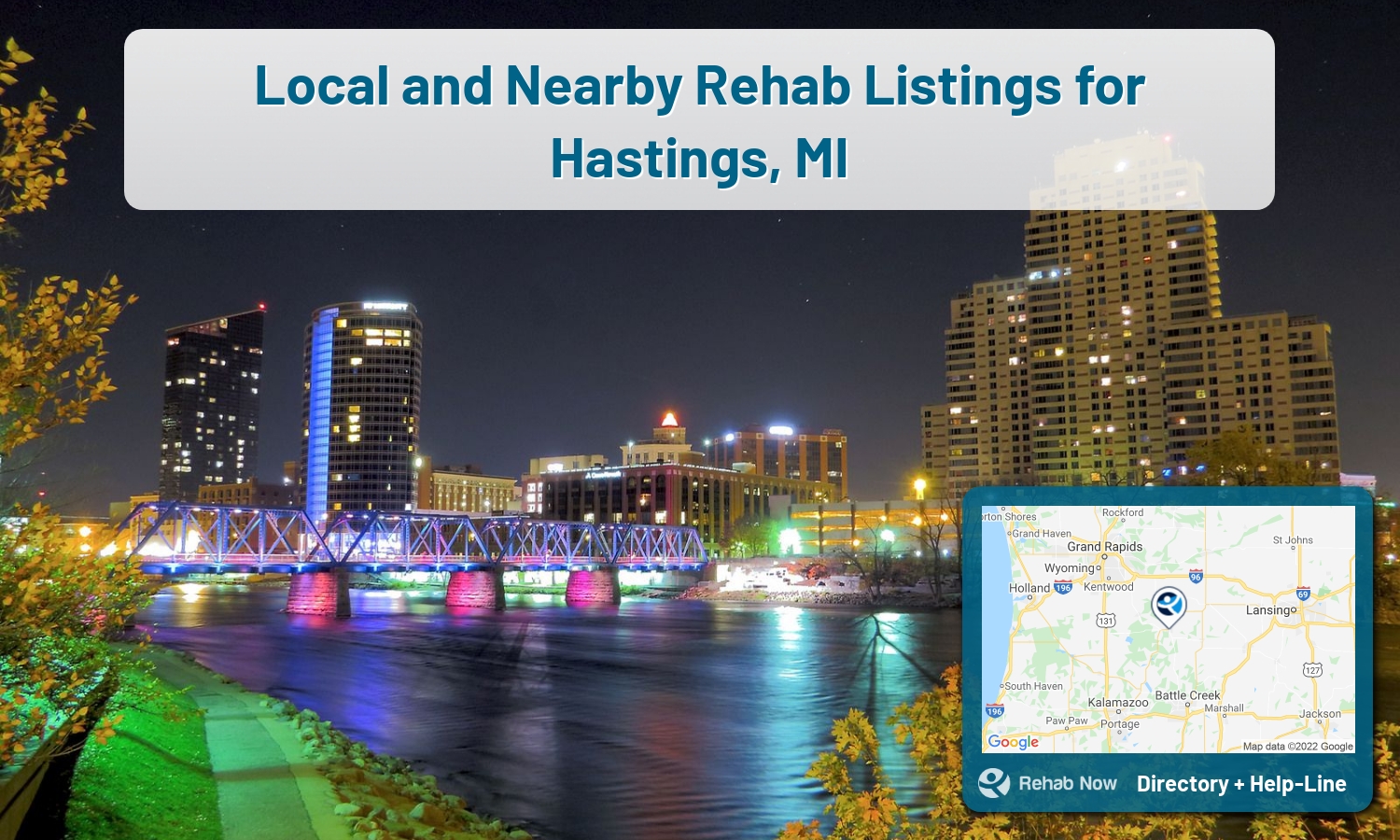 Drug rehab and alcohol treatment services nearby Hastings, MI. Need help choosing a treatment program? Call our free hotline!