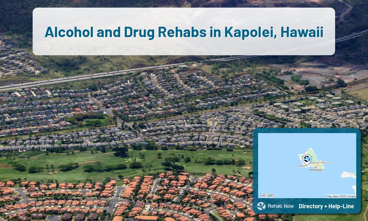 List of alcohol and drug treatment centers near you in Kapolei, Hawaii. Research certifications, programs, methods, pricing, and more.