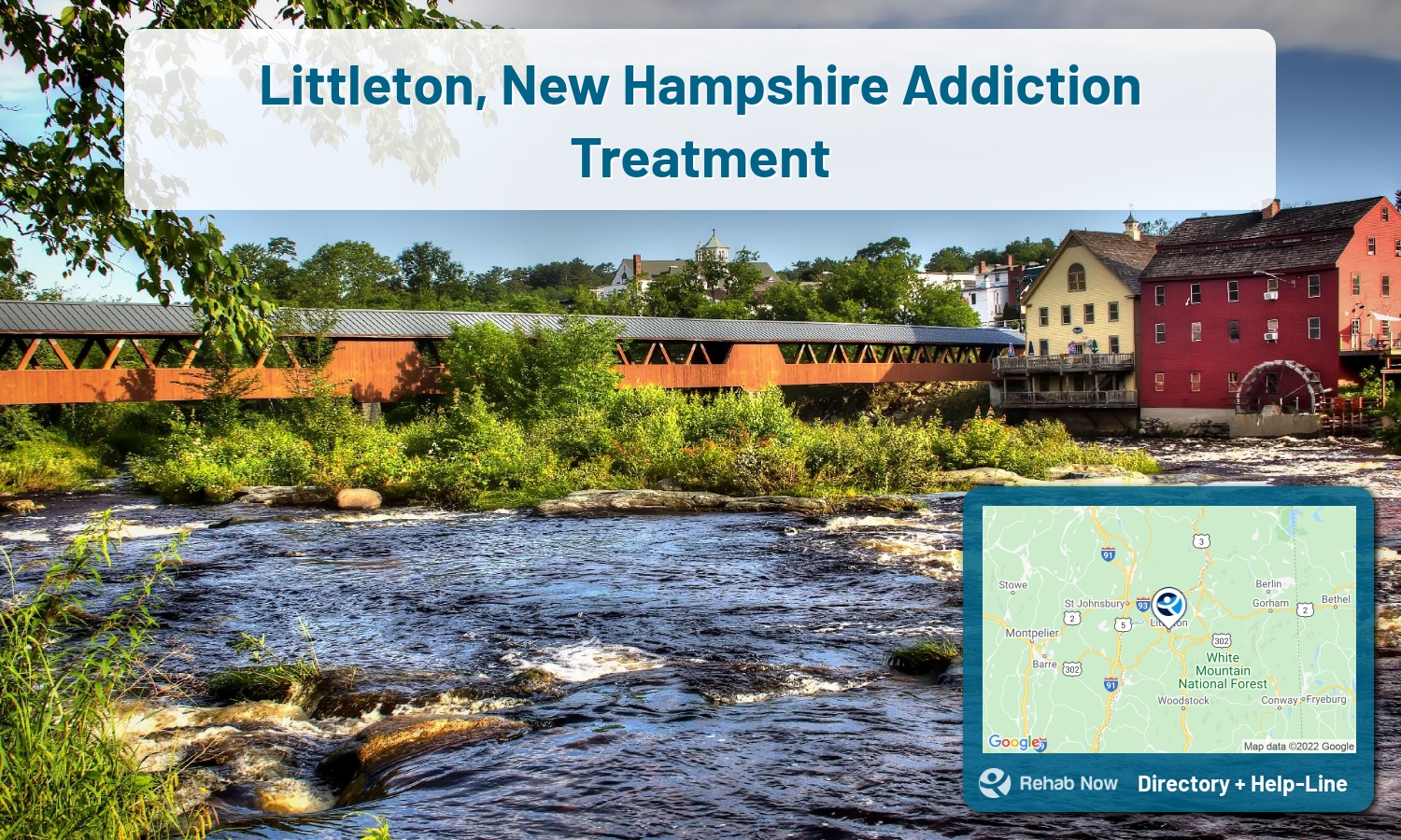 View options, availability, treatment methods, and more, for drug rehab and alcohol treatment in Littleton, New Hampshire