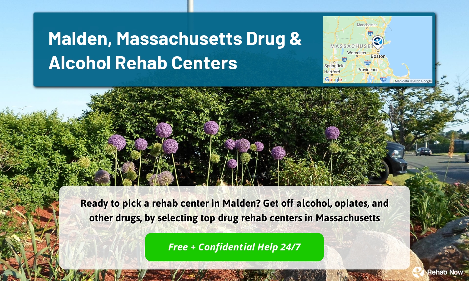 Ready to pick a rehab center in Malden? Get off alcohol, opiates, and other drugs, by selecting top drug rehab centers in Massachusetts