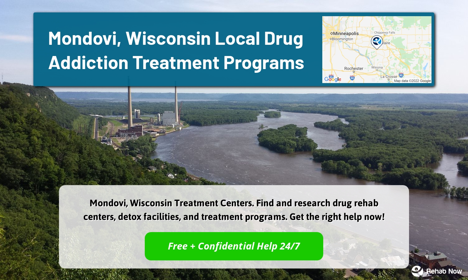 Mondovi, Wisconsin Treatment Centers. Find and research drug rehab centers, detox facilities, and treatment programs. Get the right help now!