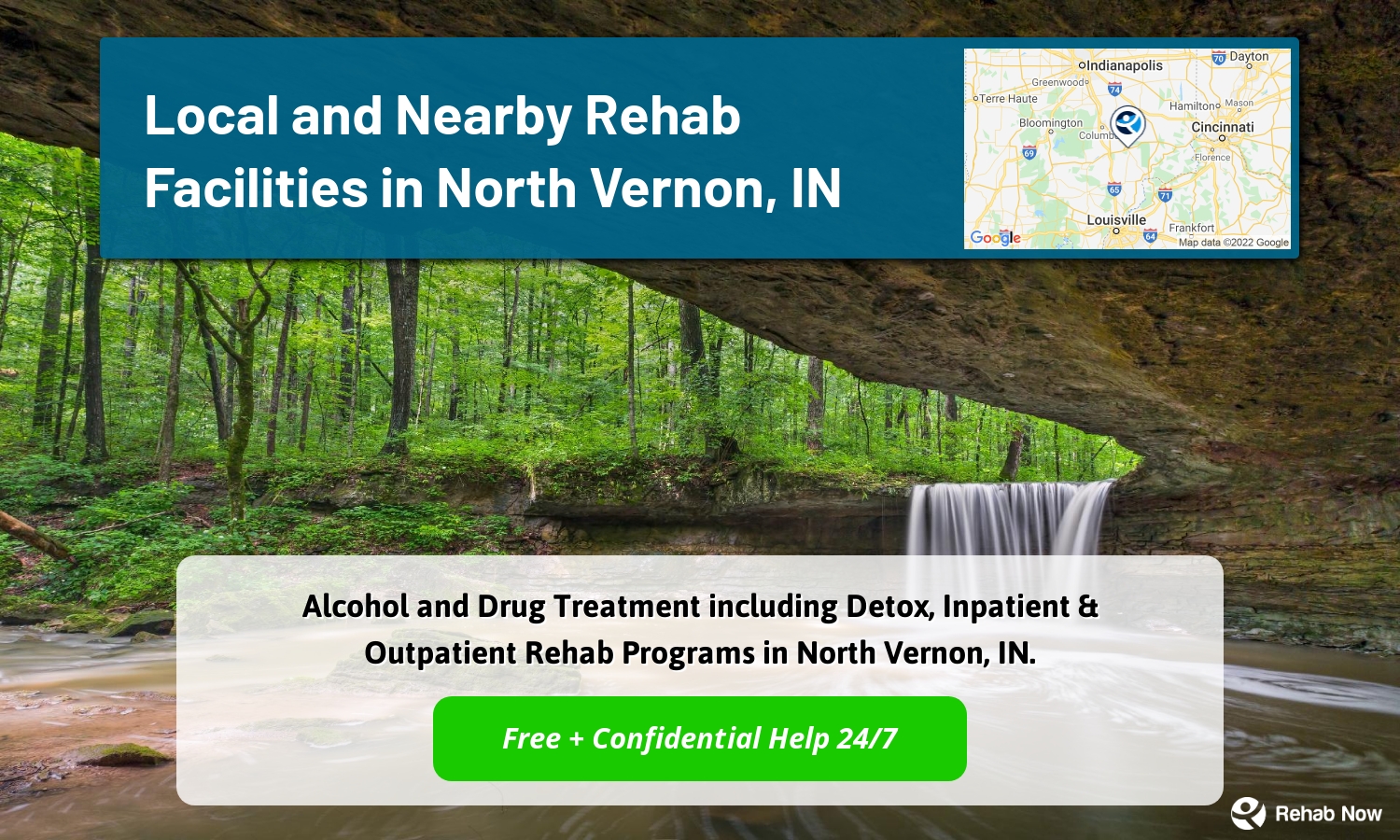 Alcohol and Drug Treatment including Detox, Inpatient & Outpatient Rehab Programs in North Vernon, IN.