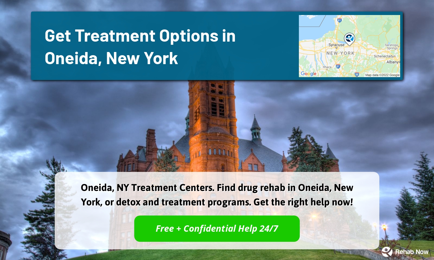 Oneida, NY Treatment Centers. Find drug rehab in Oneida, New York, or detox and treatment programs. Get the right help now!