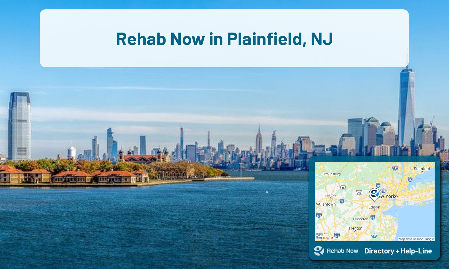 Ready to pick a rehab center in Plainfield? Get off alcohol, opiates, and other drugs, by selecting top drug rehab centers in New Jersey