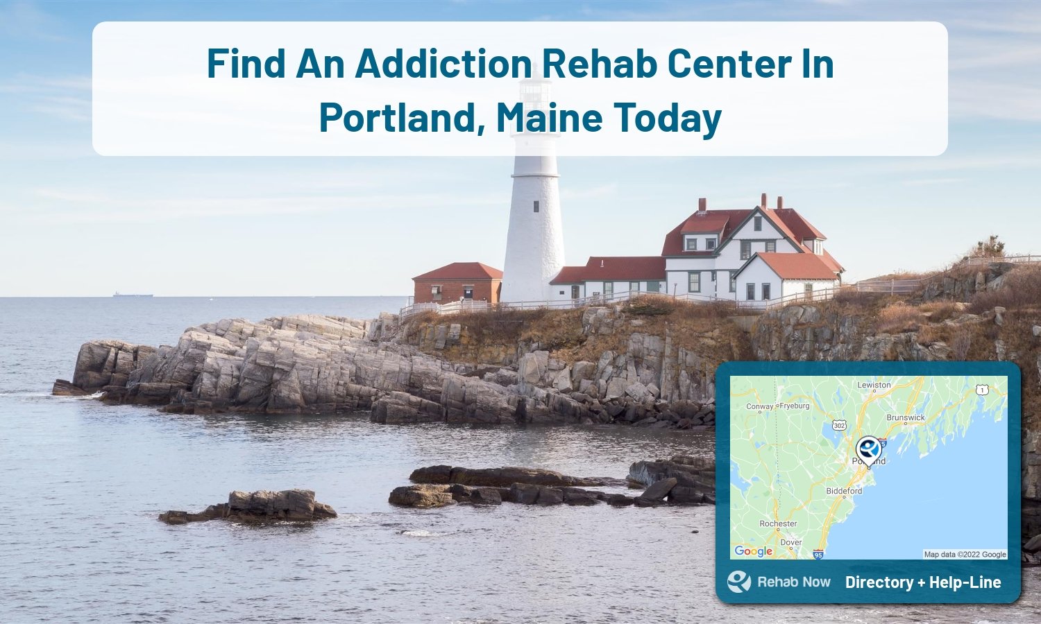Struggling with addiction in Portland, Maine? RehabNow helps you find the best treatment center or rehab available.