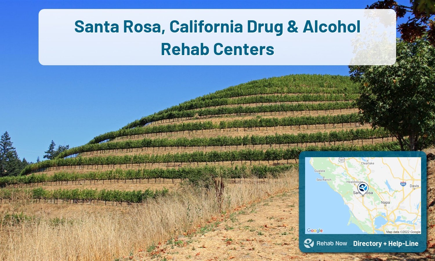 Santa Rosa, CA Treatment Centers. Find drug rehab in Santa Rosa, California, or detox and treatment programs. Get the right help now!
