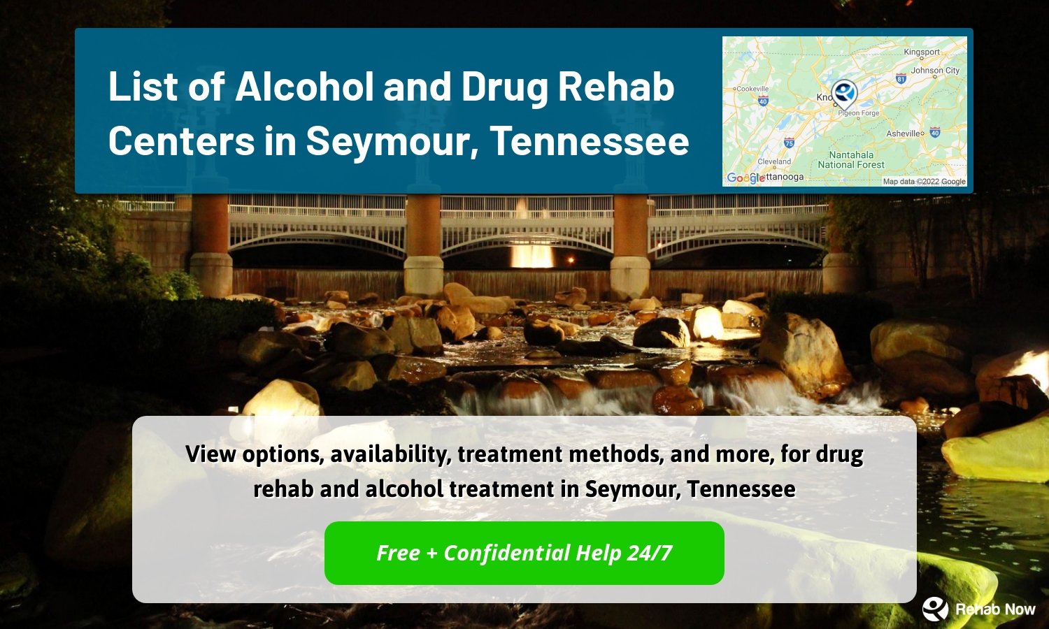 View options, availability, treatment methods, and more, for drug rehab and alcohol treatment in Seymour, Tennessee