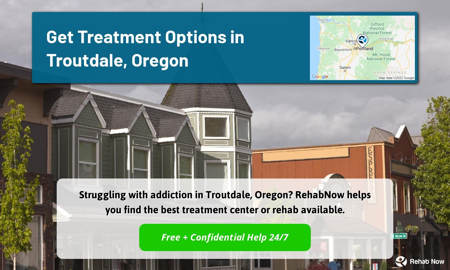 Struggling with addiction in Troutdale, Oregon? RehabNow helps you find the best treatment center or rehab available.