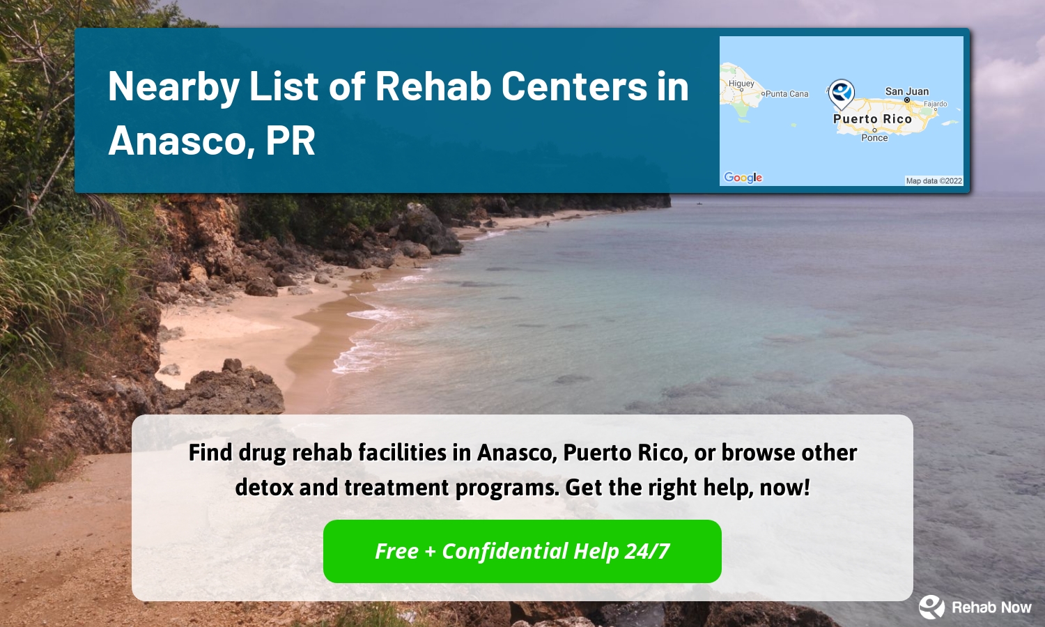 Find drug rehab facilities in Anasco, Puerto Rico, or browse other detox and treatment programs. Get the right help, now!